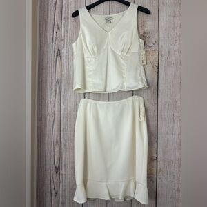 Amanda Smith Womens Two piece garment tank tops & Skirt size 14P